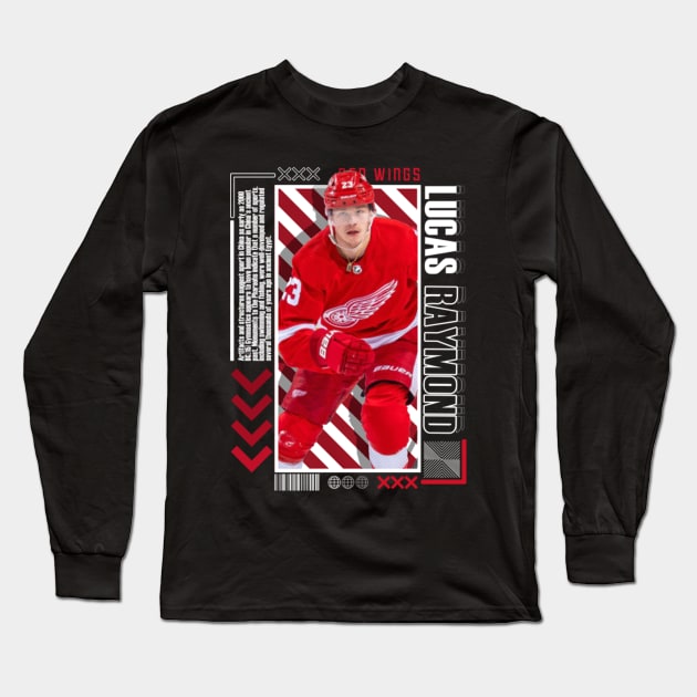 Lucas Raymond Paper Poster Version 10 Long Sleeve T-Shirt by art.Hamdan